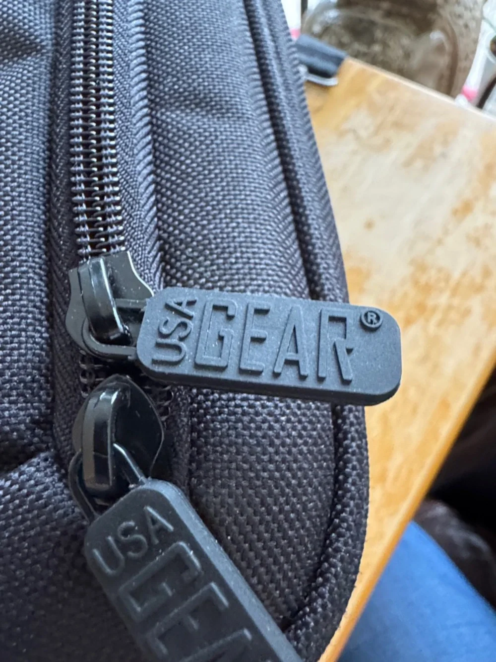 USA GEAR Black and Blue Gaming Carry Case with Shoulder Strap New W/O Tags